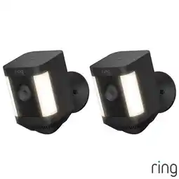 Costco Ring Battery Spotlight Cam Plus in Black - 2 Pack offer