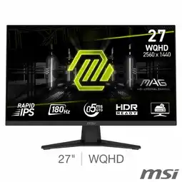 Costco MSI MAG 274QF 27 Inch 180Hz WQHD Gaming Monitor, 9S6-3CE41H-011 offer
