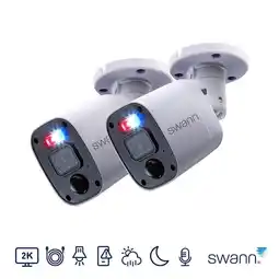 Costco Swann 2 x 2K Bullet Add on Camera SWPRO-2KMQBPK2-EU offer