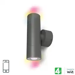 Costco 4lite WiZ Smart Outdoor Up Down Wall Light offer