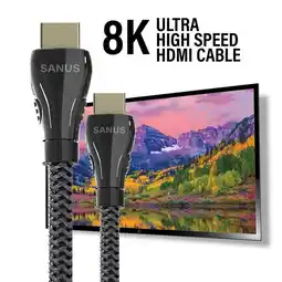 Costco Sanus Preferred 2.1 HDMI Cable, 8K, 3 Metre, Twin Pack offer