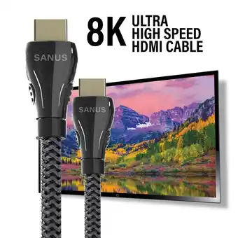 Costco Sanus Preferred 2.1 HDMI Cable, 8K, 3 Metre, Twin Pack offer
