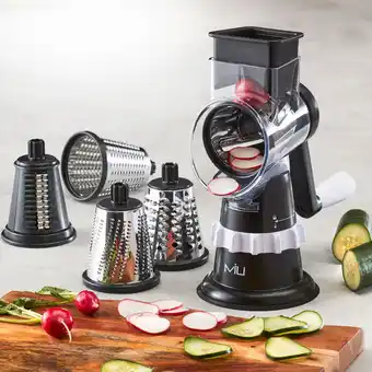 Costco MIU Rotary Drum Grater with 4 Attachments offer