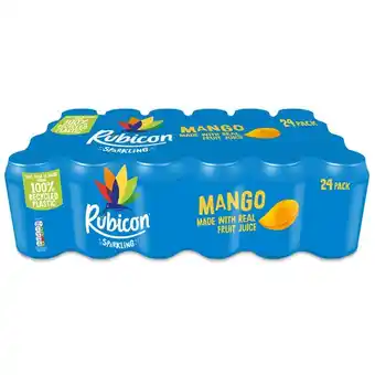 Costco Rubicon Sparkling Mango, 24 x 330ml offer