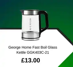 Asda George Home Fast Boil Glass offer