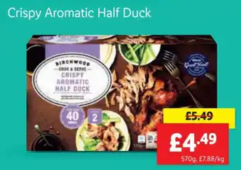 Lidl Crispy Aromatic Half Duck offer