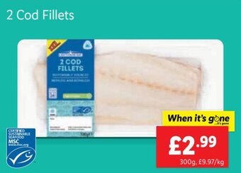 Lidl 2 Cod Fillets offer
