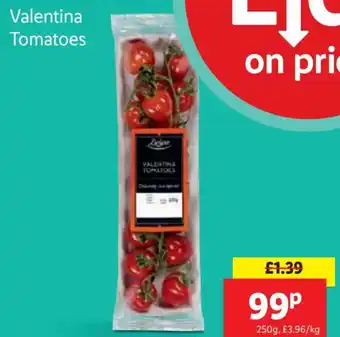 Lidl Valentina Tomatoes offer