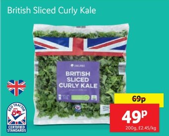 British Sliced Curly Kale