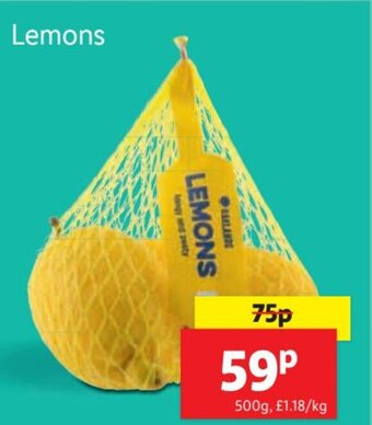 Lidl Lemons offer