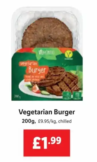 Lidl Vegetarian Burger 200g offer