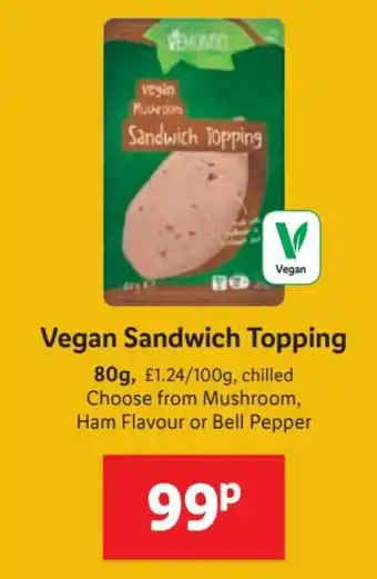 Lidl Vegan Sandwich Topping 80g offer