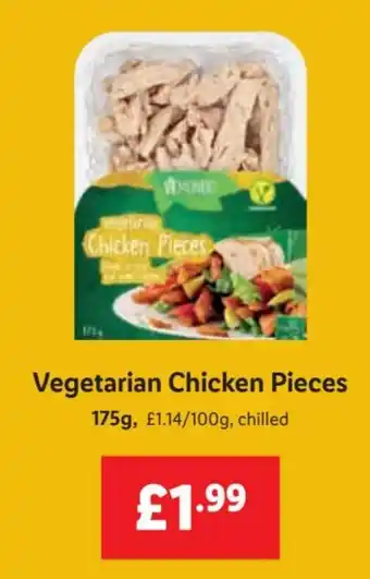 Lidl Vegetarian Chicken Pieces 175g offer