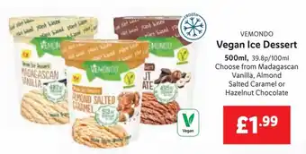 Lidl Vegan Ice Dessert 500ml offer