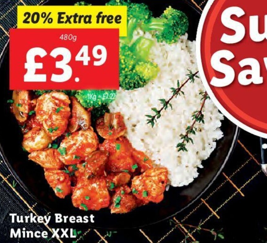 Turkey Breast mince XXL offer at Lidl