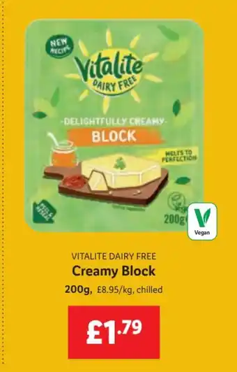 Lidl Creamy Block 200g offer