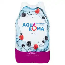 Iceland Aquaroma Still Forest Fruits Flavoured Spring Water 4 x 500ml offer