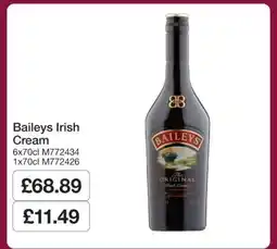 Makro Baileys Irish Cream offer