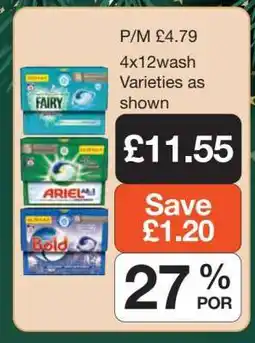 Makro 4x12wash Varieties offer