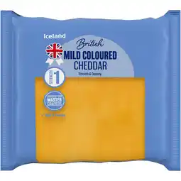 Iceland Iceland Mild Coloured Cheddar 250g offer