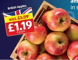 Aldi British apples offer