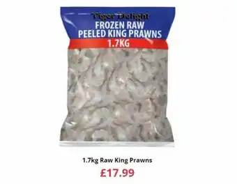 Farmfoods Tiger Delight Raw King Prawns offer