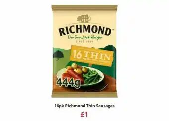 Farmfoods Richmond Thin Sausages offer