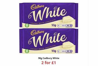 Farmfoods Cadbury White offer