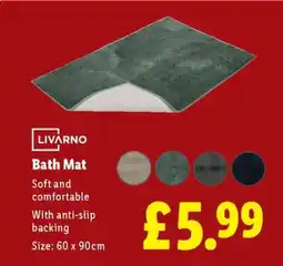 Lidl LIVARNO Bath Mat offer
