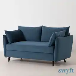 Costco Swyft Model 08 Blue Velvet Double Sofa Bed offer