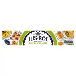 Iceland Jus-Rol Ready Rolled Puff Pastry Sheet 320g offer