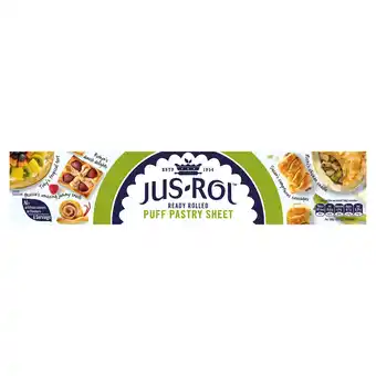 Iceland Jus-Rol Ready Rolled Puff Pastry Sheet 320g offer