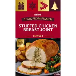 Iceland Iceland Stuffed Chicken Breast Joint 800g offer