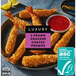 Iceland Iceland Luxury 8 Prawn Cracker Coated Prawns 270g offer