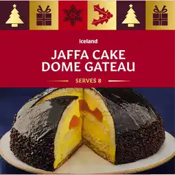 Iceland Iceland Jaffa Cake Dome Gateau 645g offer