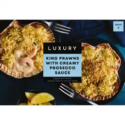 Iceland Iceland Luxury King Prawns with Creamy Prosecco Sauce 278g offer