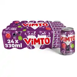 Iceland Vimto Zero Cans 24 x 330ml offer