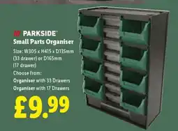 Lidl PARKSIDE Small Parts Organiser offer