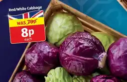 Aldi Red/White Cabbage offer