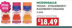 Bestway MCDOUGALLS Vegan strawberry/ raspberry/orange offer