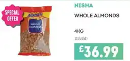 Bestway NISHA Whole almonds offer