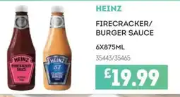 Bestway HEINZ Firecracker/ burger sauce offer