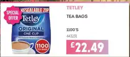 Bestway TETLEY Tea bags offer