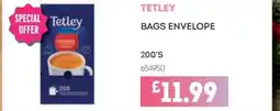 Bestway TETLEY Bags envelope offer