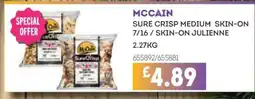 Bestway MCCAIN Sure crisp medium skin-on 7/16/skin-on julienne offer