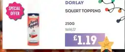 Bestway DORLAY Squirt topping offer