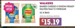 Bestway WALKERS Baked cheese & onion/ready salted/salt & vinegar offer