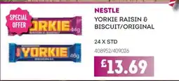 Bestway NESTLE Yorkie raisin & biscuit/original offer