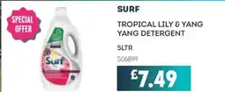 Bestway SURF Tropical lily & yang yang detergent offer