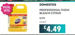 Bestway DOMESTOS Professional thick bleach citrus offer